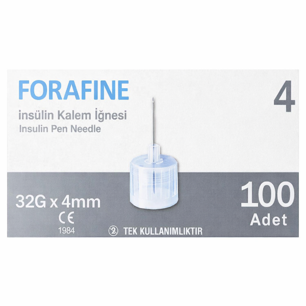 Fora Fine İnsülin Kalem İğne Ucu 32Gx4 mm